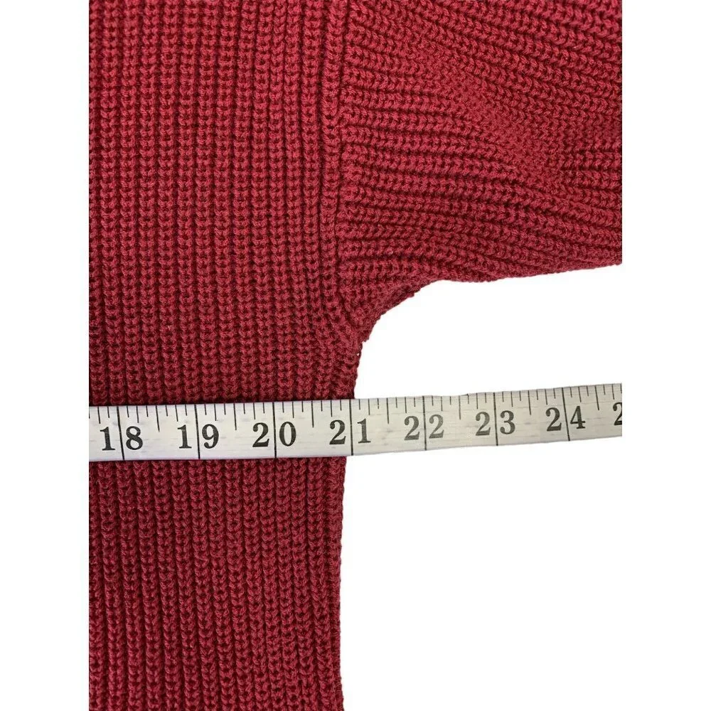 Divided Women’s Knitted Burgundy Sweater